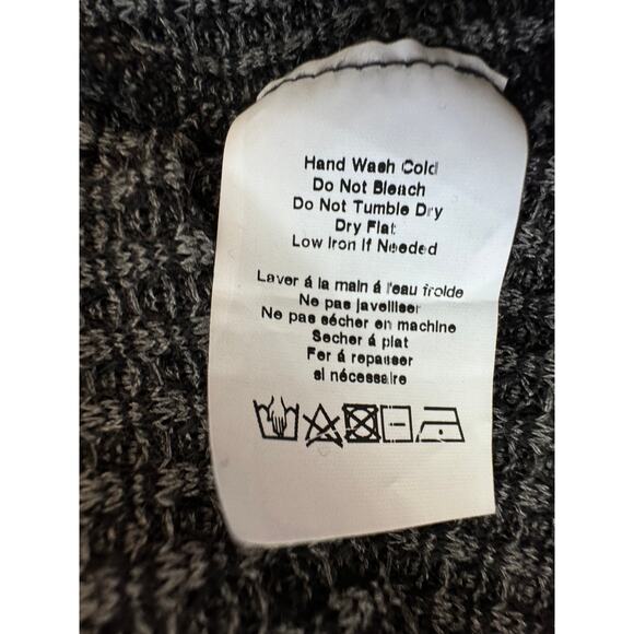 New ~ LUSH ~ Favorite Long Sleeve Waffle Knit Crop Sweater Size XL - Picture 5 of 6